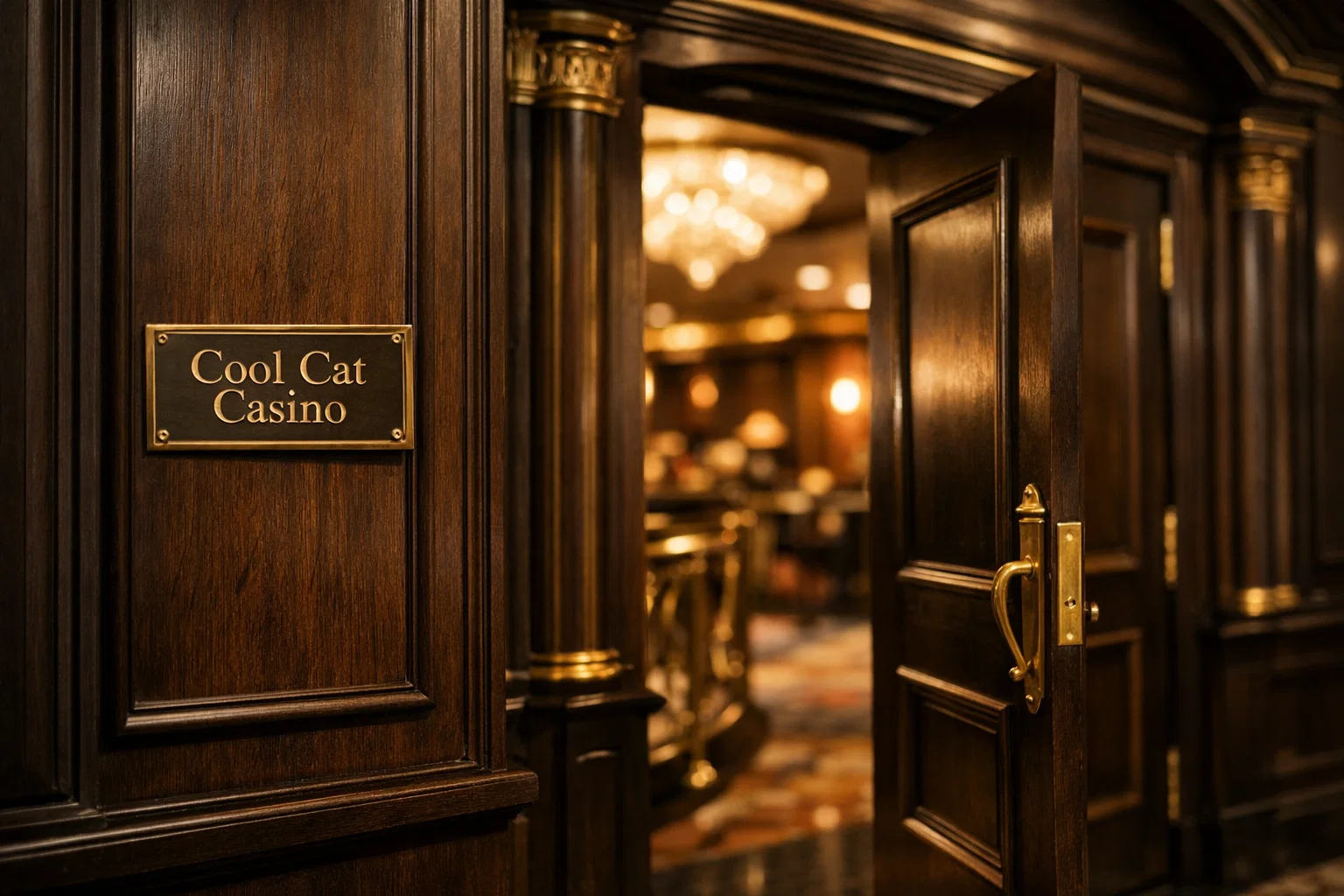 CoolCat Casino slot machine lucky win